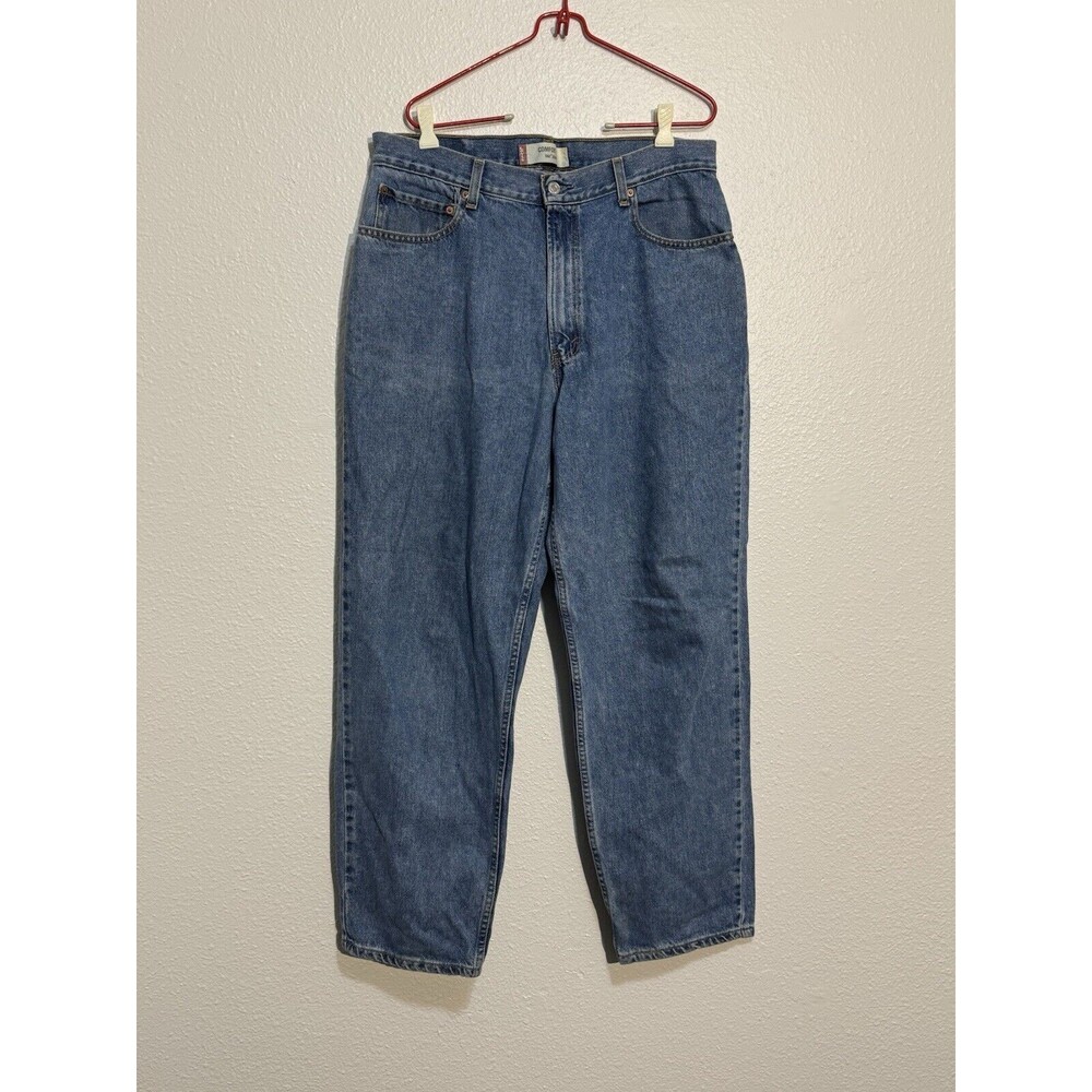 Vtg Levis 560 Mens Jeans 34x30 Baggy Taper Blue Mid Wash 100% Cotton 2003 Y2K